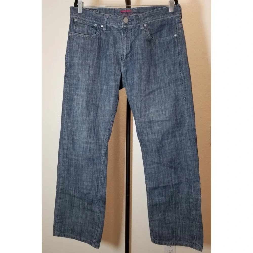 Levi's Jeans Mens 34x30 Blue Denim Red Label Collection Vintage Retro Grunge